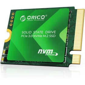 ORICO SSD 2230 256GB, TLC 3D NAND M.2 NVMe SSD, PCIe 3.0 con 2500 MB/s de Lectura y 1300 MB/s de Escritura, Disipador Térmico de