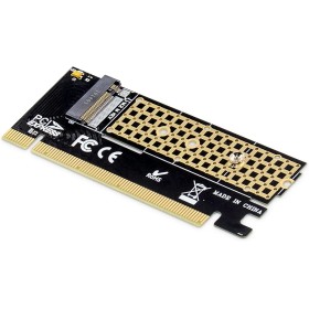 DIGITUS M.2 NVMe SSD PCIexpress - Tarjeta de expansión (x16, Compatible con Unidades de Disco Duro de tamaño 80, 60, 42 y 30 mm)