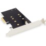 DIGITUS M.2 NVMe SSD PCIexpress - Tarjeta de expansión (x16, Compatible con Unidades de Disco Duro de tamaño 80, 60, 42 y 30 mm)