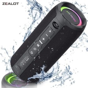 ZEALOT-S49PRO Altavoz Bluetooth portátil 20W IPX6 impermeable potente 