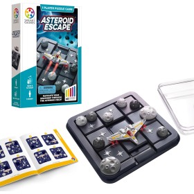 Smart Games - Asteroid Escape, Puzzle Game with 60 Challenges, 8+ Years, 24x17x4.5 cm (LxWxH)