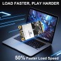 Superpard SSD 512GB para MacBook Pro A1708 2016-2017 EMC 2978/3164 (Solo Sin Touch Bar), Disco Duro Sólido Interno M.2 NVMe PCIe