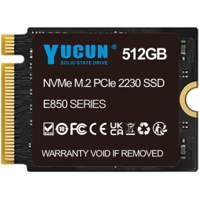 YUCUN 512GB M.2 2230 NVMe SSD PCIe Unidad en Estado Sólido Compatible con Steam Deck, Surface Pro,Tablets