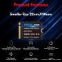 YUCUN 512GB M.2 2230 NVMe SSD PCIe Unidad en Estado Sólido Compatible con Steam Deck, Surface Pro,Tablets