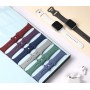 Mastten 8 Pack Correas Compatible con Apple Watch Correa 38mm 40mm 41mm 42mm, Banda de Correa de Silicona Sport Suave para Apple