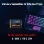 YUCUN 512GB M.2 2230 NVMe SSD PCIe Unidad en Estado Sólido Compatible con Steam Deck, Surface Pro,Tablets