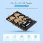 Waveshare PCIe a 2-CH M.2 HAT, compatible con Raspberry Pi 5, compatible con unidad de estado sólido M.2 NVMe 2230 2242 2280,
