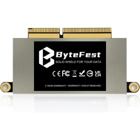 ByteFest SSD 256GB para Mac, M.2 NVMe PCIe Gen3x4, Disco Duro SSD Interno para Apple MacBook Pro Retina 13" A1708 (2016-2017)