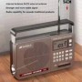 FM/AM/SW Radio de banda completa Bluetooth Digital Retro Radio Hifi po