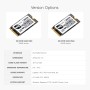 Waveshare SK M2 NVME 2242 128GB Solid State Drive, 3D TLC Flash Memory, High-Speed Reading/Writing Compatible with