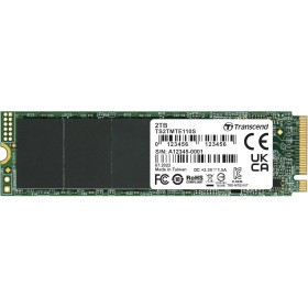 Transcend MTE110S 2 TB NVMe PCIe Gen3 x4 M.2 2280 Internal Solid State Drive (SSD) 3D TLC NAND TS2TMTE110S, Black