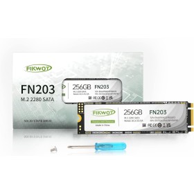 Fikwot FN203 256GB M.2 SATA SSD - SLC Cache 3D NAND TLC SATA III 6Gb/s M.2 2280 NGFF Unidad Interno de Estado sólido, hasta
