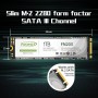 Fikwot FN203 256GB M.2 SATA SSD - SLC Cache 3D NAND TLC SATA III 6Gb/s M.2 2280 NGFF Unidad Interno de Estado sólido, hasta