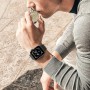 Higgs Correa Magnética Milanesa Compatible para Apple Watch 40mm 38mm 41mm 42mm 44mm 45mm 46mm Ultra 49mm- Pulsera Ajustable Luz