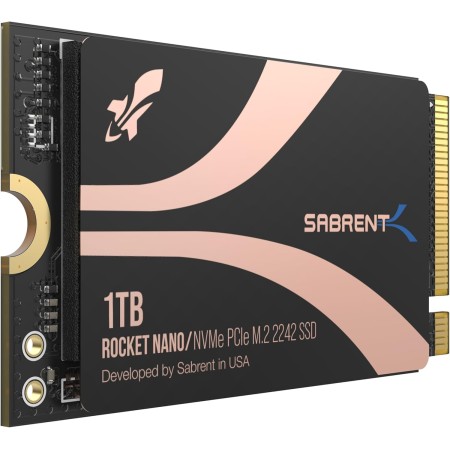 SABRENT Rocket de 1 TB 2242 Unidad SSD NVMe M.2 PCIe Gen 4 sin DRAM (SB-2142-1TB)