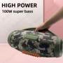 BOOMBOX-Altavoz Bluetooth inalámbrico de alta potencia 3, 100W, luz RG