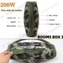 BOOMBOX-Altavoz Bluetooth inalámbrico de alta potencia 3, 100W, luz RG