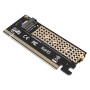 DollaTek M.2 NVMe SSD A PCI-E 3.0 X16 Adaptador Tarjeta de Interfaz de Clave M Velocidad Completa