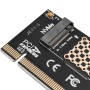 DollaTek M.2 NVMe SSD A PCI-E 3.0 X16 Adaptador Tarjeta de Interfaz de Clave M Velocidad Completa