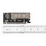 DollaTek M.2 NVMe SSD A PCI-E 3.0 X16 Adaptador Tarjeta de Interfaz de Clave M Velocidad Completa
