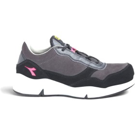 Diadora Utility Chaussures de sécurité Basses Femme AHTENA S3L FO SR ESD - Gris/Rose 38 - Protection Des Pieds