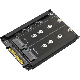 SOFORFREEM SSD NVME M.2 2 en 1 y SSD B Key/Key A SFF-8639 U.2 con Soporte de : Conserva el SSD MSATA como Unidad SATA de 7 mm y