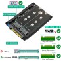 SOFORFREEM SSD NVME M.2 2 en 1 y SSD B Key/Key A SFF-8639 U.2 con Soporte de : Conserva el SSD MSATA como Unidad SATA de 7 mm y