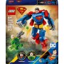 LEGO DC Armadura Robótica de Superman vs. Lex Luthor Juguete de Superhéroes con Minifiguras para el Juego de rol de Batallas,