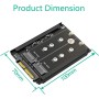 SOFORFREEM SSD NVME M.2 2 en 1 y SSD B Key/Key A SFF-8639 U.2 con Soporte de : Conserva el SSD MSATA como Unidad SATA de 7 mm y