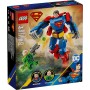 LEGO DC Armadura Robótica de Superman vs. Lex Luthor Juguete de Superhéroes con Minifiguras para el Juego de rol de Batallas,