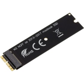 KALEA-INFORMATIQUE Adaptador M2 a Mac 2013 2014 2015 2016 2017 2018 2019 2020 con SSD en 12+16 Puntos, Fabricado por Sintech.
