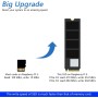 Freenove M.2 NVMe Adapter for Raspberry Pi 5 (with 256GB SSD), M.2 Hat Add-on Board, Solid State Drive, PCIe 2.0/3.0, Tested