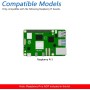 Freenove M.2 NVMe Adapter for Raspberry Pi 5 (with 256GB SSD), M.2 Hat Add-on Board, Solid State Drive, PCIe 2.0/3.0, Tested
