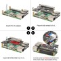 Geekworm X1000 M.2 Key-M NVMe SSD Pip PCIe Peripheral Board Top for Raspberry Pi 5