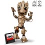 LEGO Marvel Yo Soy Groot, Figura de Decoración para Construir, Juguete de Construcción, Regalo de Guardianes de la Galaxia 2