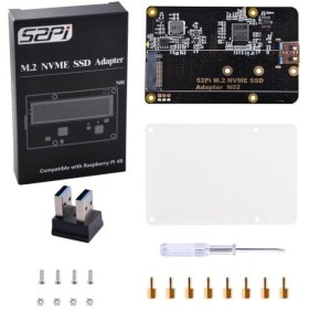 GeeekPi M.2 NVME SSD Adapter Board for Raspberry Pi 4 Model B 1GB /2GB /4GB /8GB