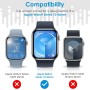 UniqueMe Protector de Pantalla para Apple Watch Series 10 46 mm - 8 Pack, TPU Film HD Flexible Protector,Sin Burbujas