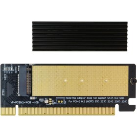 EZDIY-FAB M.2 Adaptador NVME SSD a PCI Express, Soporte PCIe x4 x8 x16 Ranura, Soporte M.2 Clave M SSD 2230 2242 2260 2280