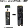 Voila Reve Adaptador M.2 NVME para MacBook SSD Convert para MacBook Air Pro Retina 2013-2017, AHCI SSD actualizado kit para