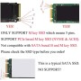 Voila Reve Adaptador M.2 NVME para MacBook SSD Convert para MacBook Air Pro Retina 2013-2017, AHCI SSD actualizado kit para