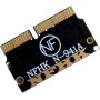 Dogfish M.2 NVME PCIe 3.0 SSD Convert Adapter para MacBook Air Pro Retina Mid 2013 2014 2015 2016 2017, NVME/AHCI SSD Kit