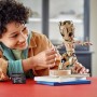 LEGO Marvel Yo Soy Groot, Figura de Decoración para Construir, Juguete de Construcción, Regalo de Guardianes de la Galaxia 2