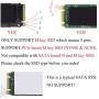Dogfish M.2 NVME PCIe 3.0 SSD Convert Adapter para MacBook Air Pro Retina Mid 2013 2014 2015 2016 2017, NVME/AHCI SSD Kit