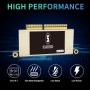 S SHARKSPEED Mac SSD 1TB NVMe M.2 PCIe Gen3.0x4 Disco Duro Sólido Interno para MacBook Air A1465 A1466(2013-2015，2017), MacBook