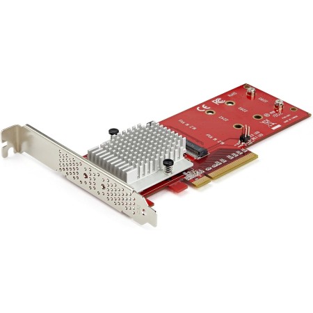 StarTech.com Adaptador de SSD M2 a PCIe - Conversor NVMe / AHCI / NGFF / M-Key a PCIe 3.0 x4 - Perfil Bajo o Completo -