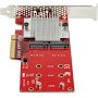 StarTech.com Adaptador de SSD M2 a PCIe - Conversor NVMe / AHCI / NGFF / M-Key a PCIe 3.0 x4 - Perfil Bajo o Completo -