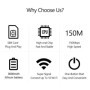 Enrutador WiFi móvil 4G LTE, punto de acceso WiFi portátil de 150Mbps 