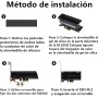 ACTIMED Adaptador NVMe PCIe de SSD M.2 a PCI-e/Potente disipación de Calor/Compatible con la Interfaz PCI-e X1, X4, X8, X16 /