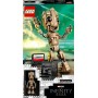 LEGO Marvel Yo Soy Groot, Figura de Decoración para Construir, Juguete de Construcción, Regalo de Guardianes de la Galaxia 2