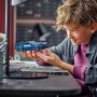 LEGO Speed Champions Deportivo Ford Mustang Dark Horse Coche de Juguete Azul para Construir, Maqueta de Vehículo con Minifigura